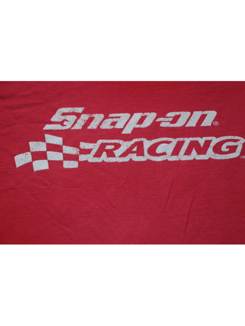 Snap-On Tools Racing T-Shirt XL Distressed Red Snap On Shirt